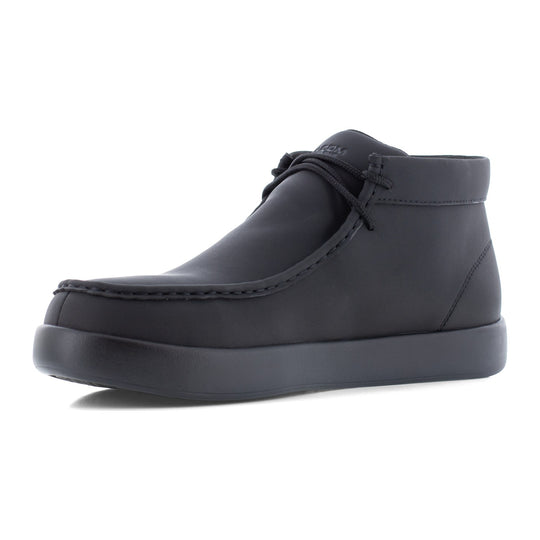 Volcom Men's Chill Composite Toe Mid Cut Slip-On Casual Work Shoe - Black - VM30815 - Inside Angle - Overlook Boots