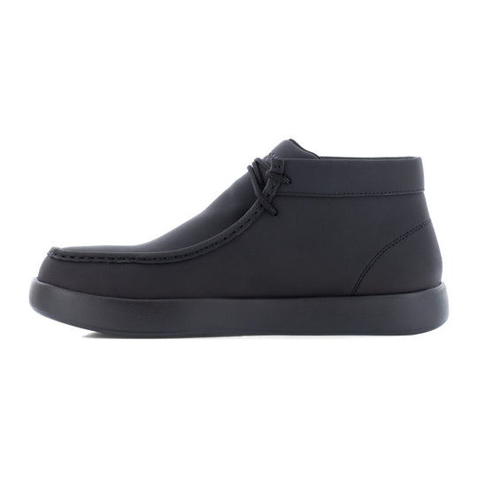 Volcom Men's Chill Composite Toe Mid Cut Slip-On Casual Work Shoe - Black - VM30815 - Inside Profile - Overlook Boots