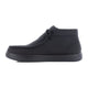 Volcom Men's Chill Composite Toe Mid Cut Slip-On Casual Work Shoe - Black - VM30815 - Inside Profile - Overlook Boots