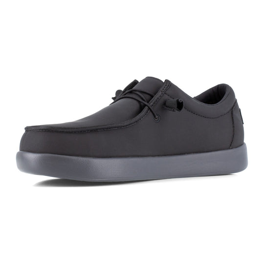 Volcom Men's Chill Composite Toe Conductive Slip-On Casual Work Shoe - Black - VM30817 - Inside Angle - Overlook Boots