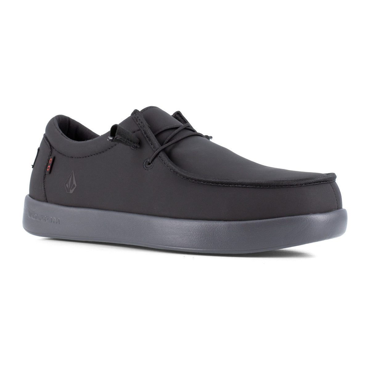 Volcom Women's Chill Composite Toe Conductive Slip-On Casual Work Shoe - Black - VM30817F 6 / Wide / Black - Overlook Boots