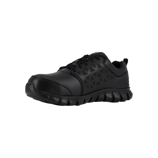 Reebok Women's Sublite Cushion Alloy Toe Athletic Work Shoe - Black - RB460 - Overlook Boots