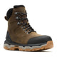 Wolverine Men's Alpha Insulated 8" ft. Wolverine Infinity System CarbonMAX Composite Toe Waterproof 400G Insulated Work Boot - Dark Coffee - W261065 - Front Angle - Overlook Boots