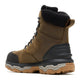 Wolverine Men's Alpha Insulated 8" ft. Wolverine Infinity System CarbonMAX Composite Toe Waterproof 400G Insulated Work Boot - Dark Coffee - W261065 - Rear Angle - Overlook Boots