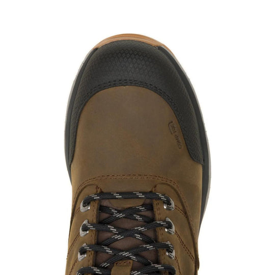 Wolverine Men's Alpha Insulated 8" ft. Wolverine Infinity System CarbonMAX Composite Toe Waterproof 400G Insulated Work Boot - Dark Coffee - W261065 - Top View - Overlook Boots