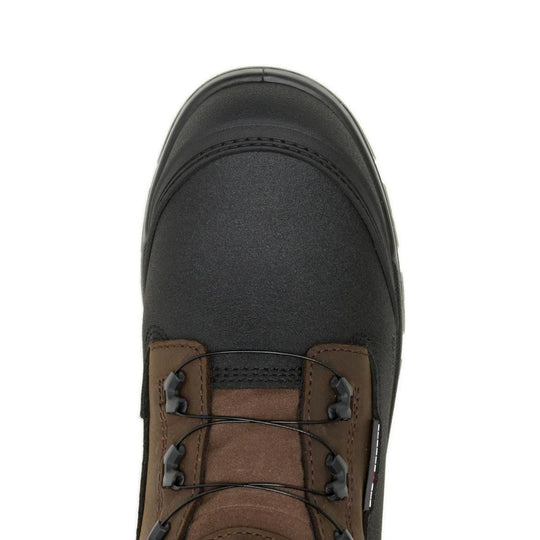 Wolverine Men's DuraShocks SR Icon Derrick 6" BOA CarbonMAX Composite Toe Waterproof Work Boot - Dark Coffee - W261128 - Top View - Overlook Boots