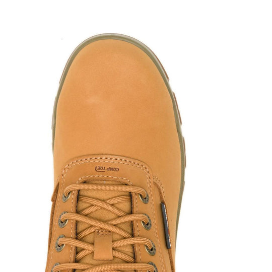 Wolverine Men's DuraShocks SR Icon Insulated 6" CarbonMAX Composite Toe Waterproof 400G Insulated Work Boot - Wheat - W261093 - Top View - Overlook Boots