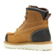 Wolverine Men's Loader II 6" Soft Toe Waterproof Moc Toe Wedge Work Boot - Wheat - W260017 - Rear Angle - Overlook Boots