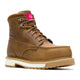 Wolverine Men's Reloader 6" CarbonMAX Composite Toe Waterproof Moc Toe Work Boot - Dark Tan - W261110 - Front Angle - Overlook Boots