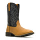 Wolverine Men's Wheatland Saddle Series Steel Toe Western Pull On Work Boot - Wheat - W261129 - Front Angle - Overlook Boots
