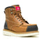 Wolverine Men's Loader II 6" CarbonMAX Composite Toe Waterproof Moc Toe Wedge Work Boot - Wheat - W261031 - Front Angle - Overlook Boots