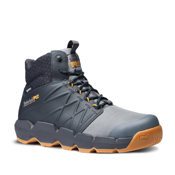 Timberland Pro Men's Morphix 6" Comp Toe WP Work Boot - Grey - TB1A5YFU065  - Overlook Boots