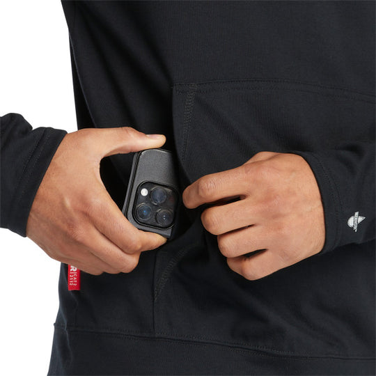 Timberland Pro Men's Flame Resistant Cotton Core Work Hoodie - Black - TB0A1V8Z001 - Overlook Boots