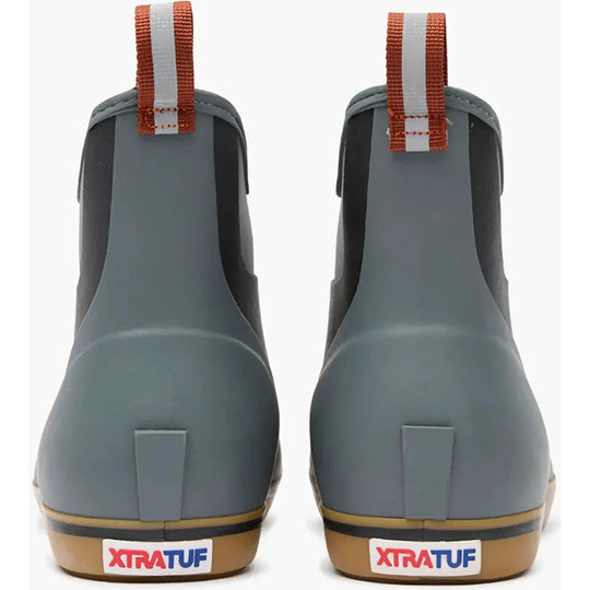 Xtratuf Men's Ankle Waterproof Slip Resistant Deck Boot- Black- XMAB001 - Overlook Boots