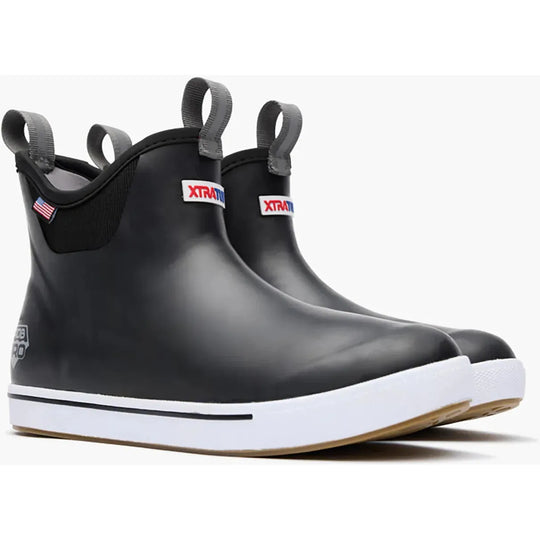 Xtratuf Men's ADB Pro Waterproof Slip Resist Ankle Deck Boot- Black- XMATD000 - Overlook Boots