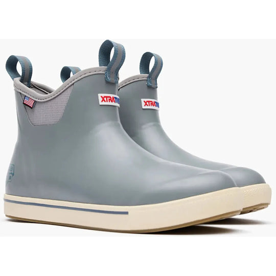 Xtratuf Men's ADB Pro Waterproof Slip Resist Ankle Deck Boot- Grey- XMATD100 - Overlook Boots