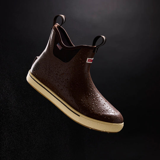 Xtratuf Men's ADB Pro Waterproof Slip Resist Ankle Deck Boot- Brown- XMATD900 - Overlook Boots