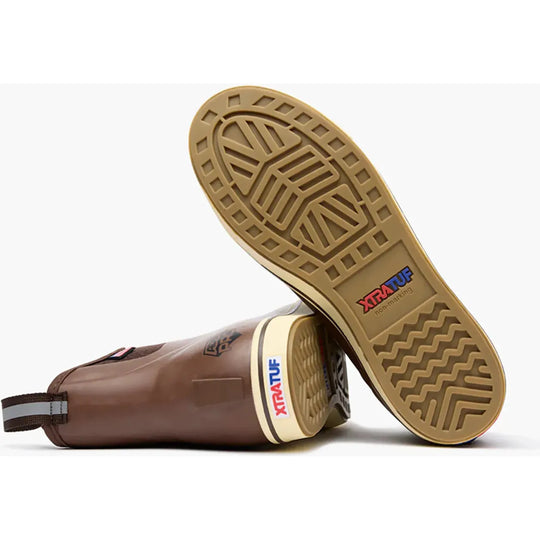 Xtratuf Men's ADB Pro Waterproof Slip Resist Ankle Deck Boot- Brown- XMATD900 - Overlook Boots