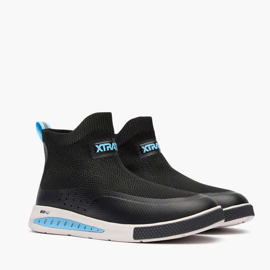 Xtratuf Men's DriftTech Slip Resist Ankle Deck Sport Boot- Black- XADSMK00 - Overlook Boots