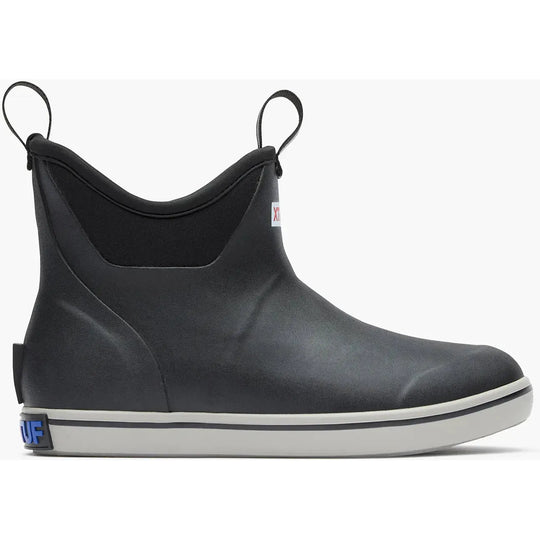 Xtratuf Women's Fleece Lined Waterproof Ankle Deck Boot- Black- XWAB000T - Overlook Boots