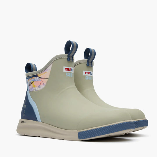 Xtratuf Ankle Deck Boot Sport Men's 6" WP Outdoor Boot - Blue - XADSMG10