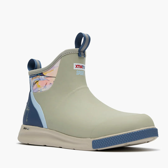 Xtratuf Ankle Deck Boot Sport Men's 6" WP Outdoor Boot - Blue - XADSMG10