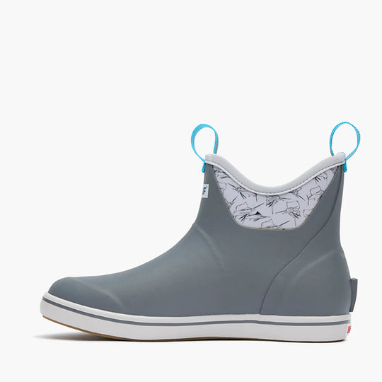 Xtratuf Ankle Deck Boot Men's 7" Waterproof Outdoor Boot - Grey - XMABGHSS