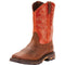 Ariat Men's WorkHog 11" Wide Square Soft Toe Western Work Boot- Earth 10005888 6.0 / Medium / Brown - Overlook Boots
