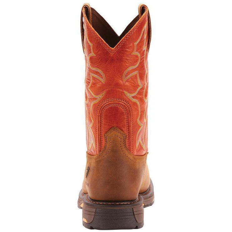 Ariat Men's WorkHog 11" Wide Square Stl Toe Western Work Boot- Earth- 10006961  - Overlook Boots