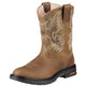 Ariat Women's Tracey 9" Composite Toe Western Work Boot - Dusted Brown - 10008634 6.0 / Narrow / Brown - Overlook Boots