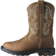 Ariat Women's Tracey 9" Composite Toe Western Work Boot - Dusted Brown - 10008634 - Overlook Boots