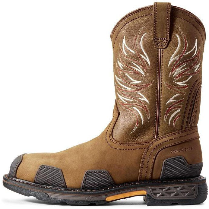 Ariat Men's OverDrive 11" Wide Square Comp Toe Western Work Boot - 10011933  - Overlook Boots