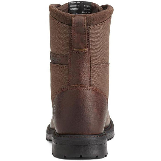 Ariat Men's RigTek 8" Wide Composite Toe Western Work Boot- Brown - 10012927 - Overlook Boots
