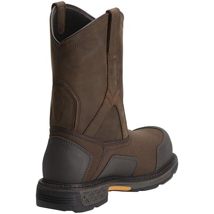 Ariat Men's OverDrive XTR 10" Comp Toe WP Work Boot - Brown - 10012942  - Overlook Boots