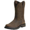 Ariat Men's Groundbreaker 10" Soft Toe Western Work Boot - Brown - 10014238 7.0 / Medium / Brown - Overlook Boots