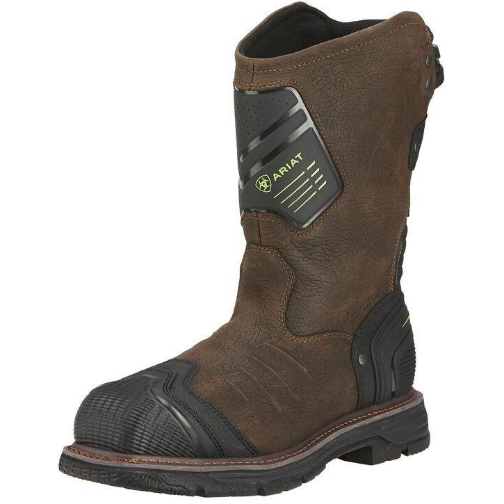Ariat Men's Catalyst VX Work 11" Comp Toe WP Work Boot Brown- 10016253 7 / Medium / Brown - Overlook Boots