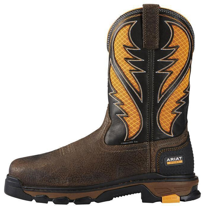 Ariat Men's Intrepid VentTEK 11" Comp Toe Work Boot - Brown - 10020072  - Overlook Boots