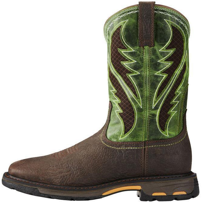 Ariat Men's WorkHog VentTEK 11" Wide Comp Toe Western Work Boot - 10020084  - Overlook Boots