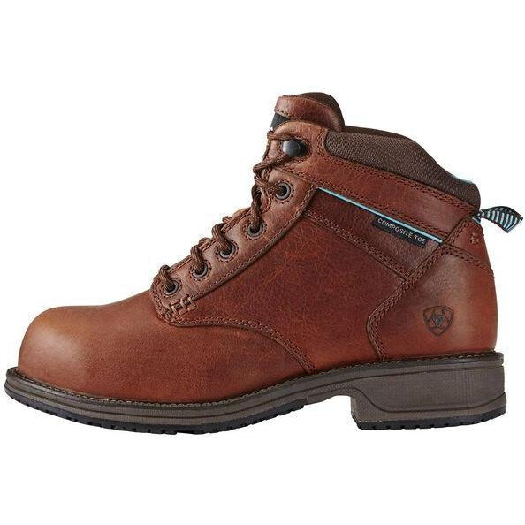 Ariat Women's Casual Mid Lace SD 5" Comp Toe Work Boot- Brown 10020097  - Overlook Boots