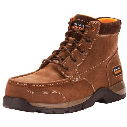 Ariat Men's Edge LTE Chukka 6" Composite Toe Work Boot - Brown - 10024951 7.0 / Medium / Brown - Overlook Boots