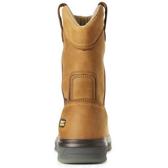 Ariat Men's Turbo 10" Carbon Toe WP Wellington Work Boot- Bark - 10027328  - Overlook Boots