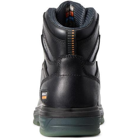 Ariat Men's Turbo H2O CSA 6" Carbon Toe WP PR Work Boot- Black - 10029134  - Overlook Boots
