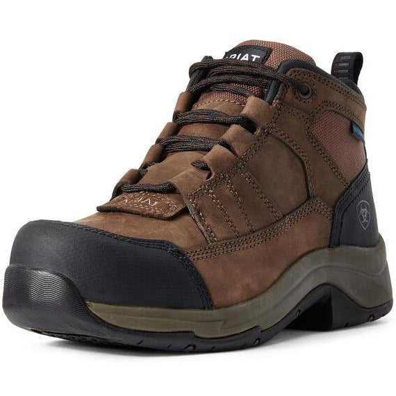 Ariat Women's Telluride 5" Comp Toe WP Work Boot - Brown - 10029481 5.5 / Medium / Brown - Overlook Boots
