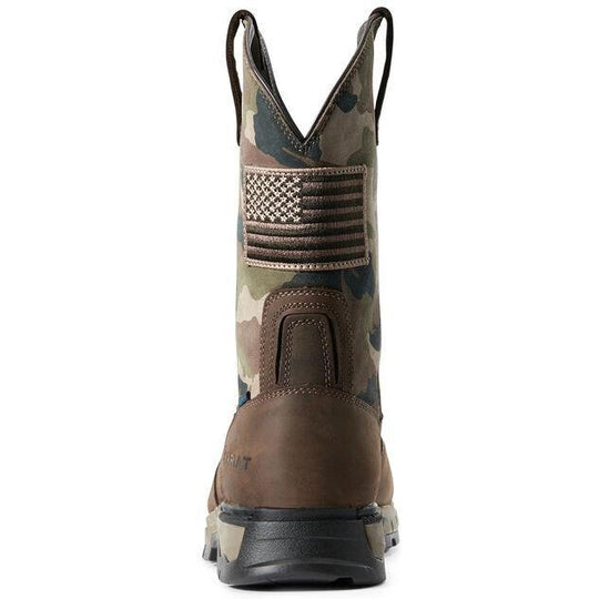 Ariat Men's Rebar Flex Patriot 10" Composite Toe Western Work Boot - 10029518 - Overlook Boots