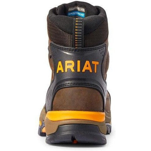 Ariat Men's Endeavor 6" Carbon Toe WP Work Boot - Brown - 10031591  - Overlook Boots