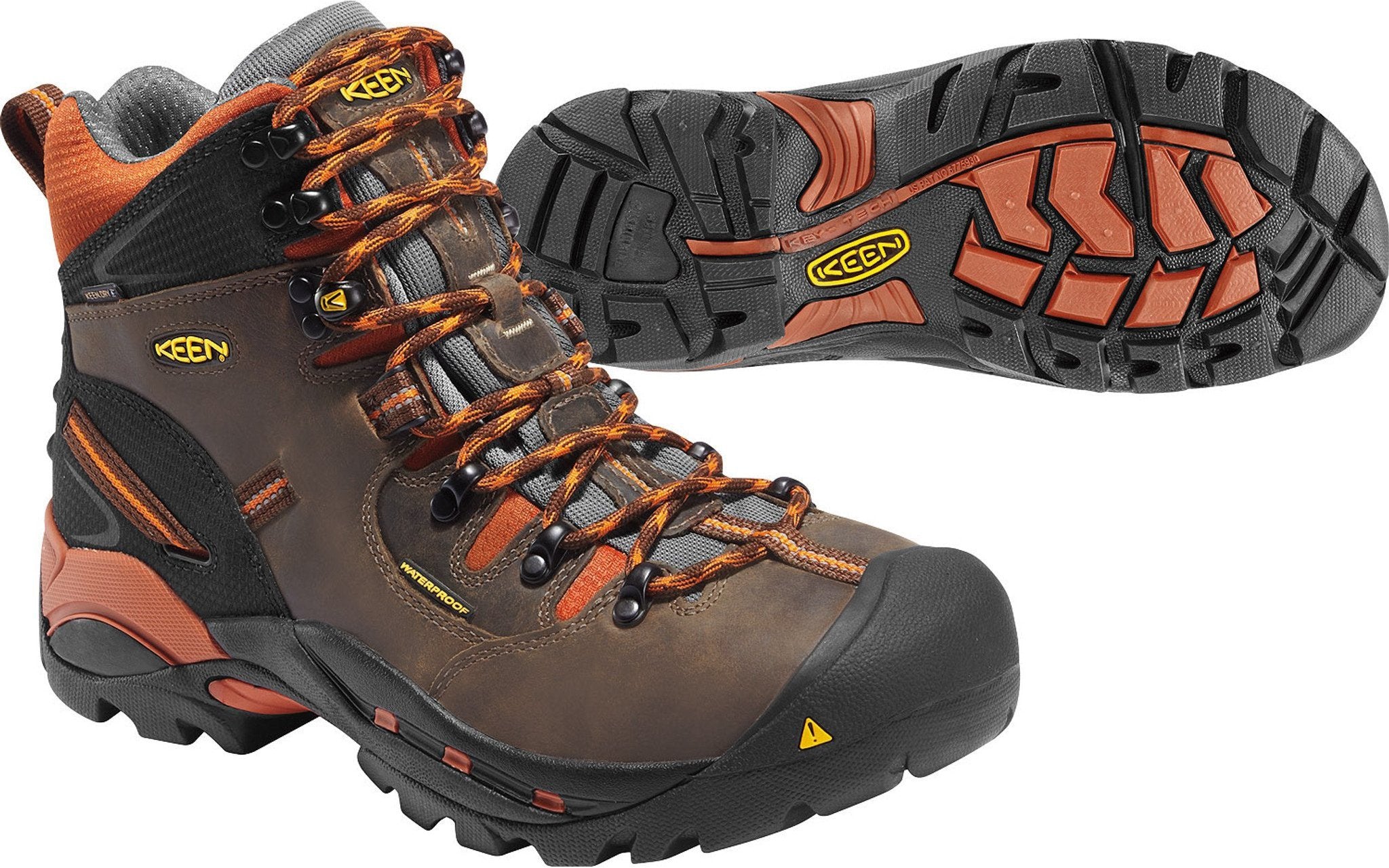 KEEN Utility Men's Pittsburgh 6" Soft Toe WP Work Boot- Brown- 1009709  - Overlook Boots