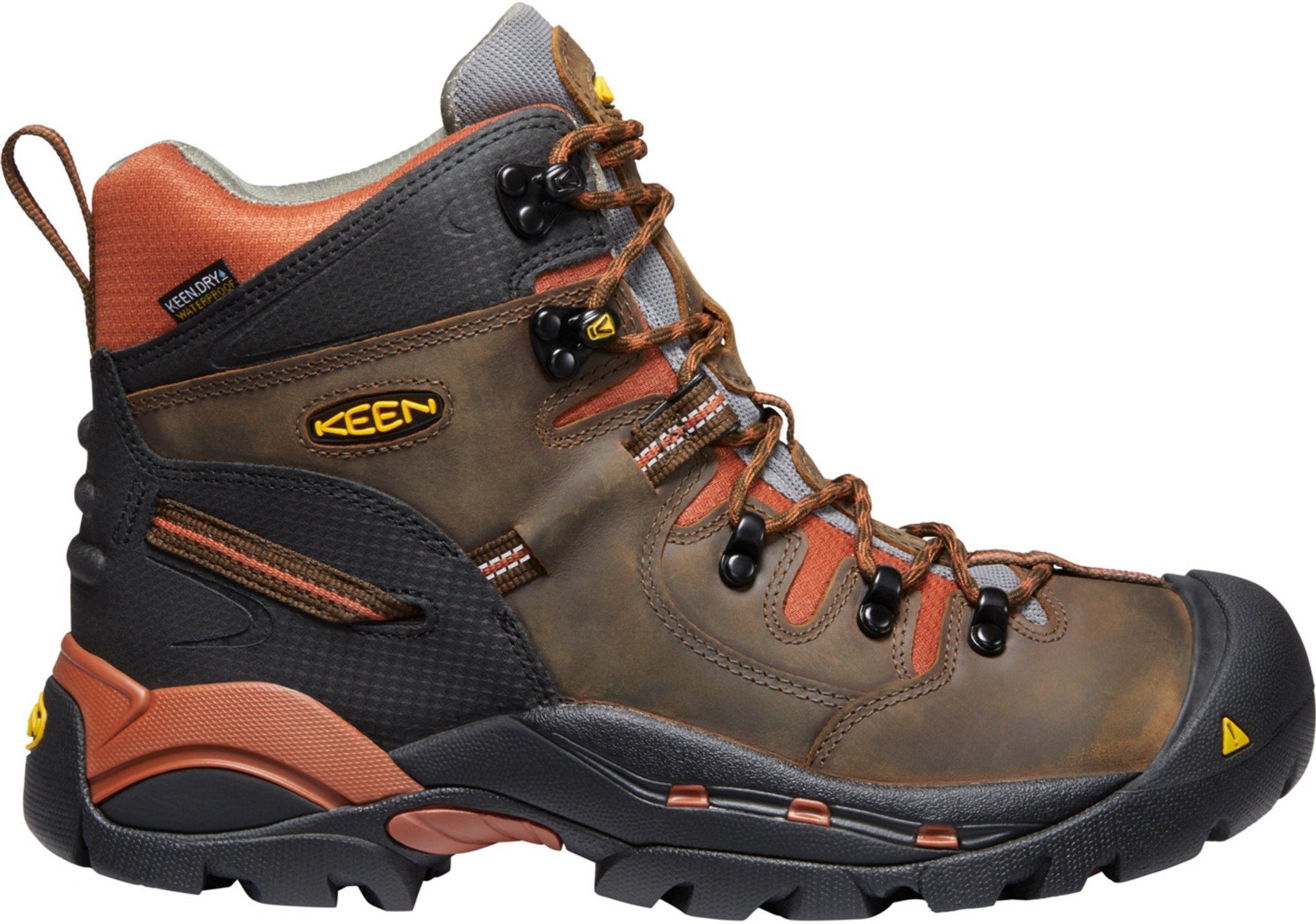 KEEN Utility Men's Pittsburgh 6" Soft Toe WP Work Boot- Brown- 1009709  - Overlook Boots