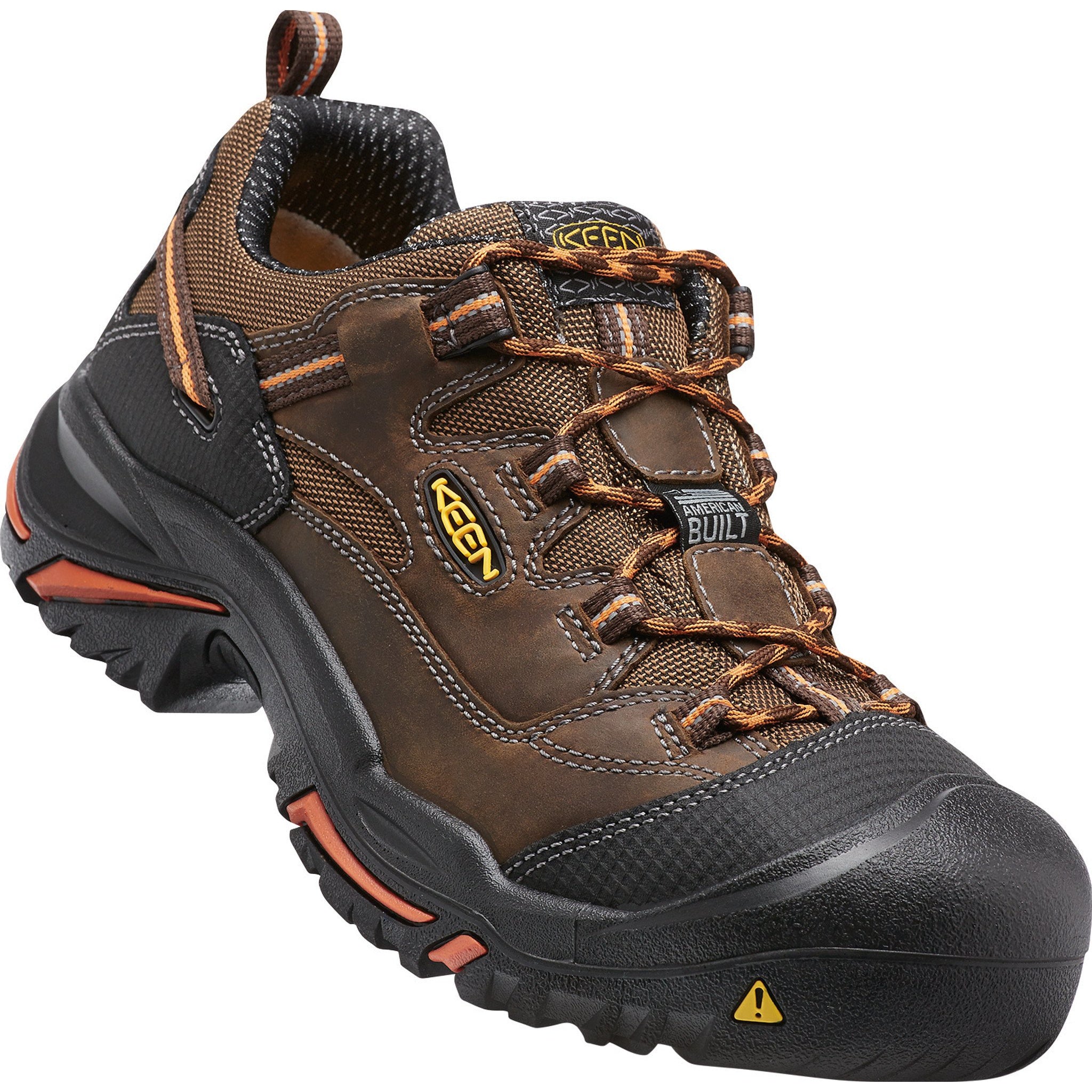 KEEN Utility Men's Braddock Low Soft Toe WP Work Shoe Cascade- 1014606  - Overlook Boots