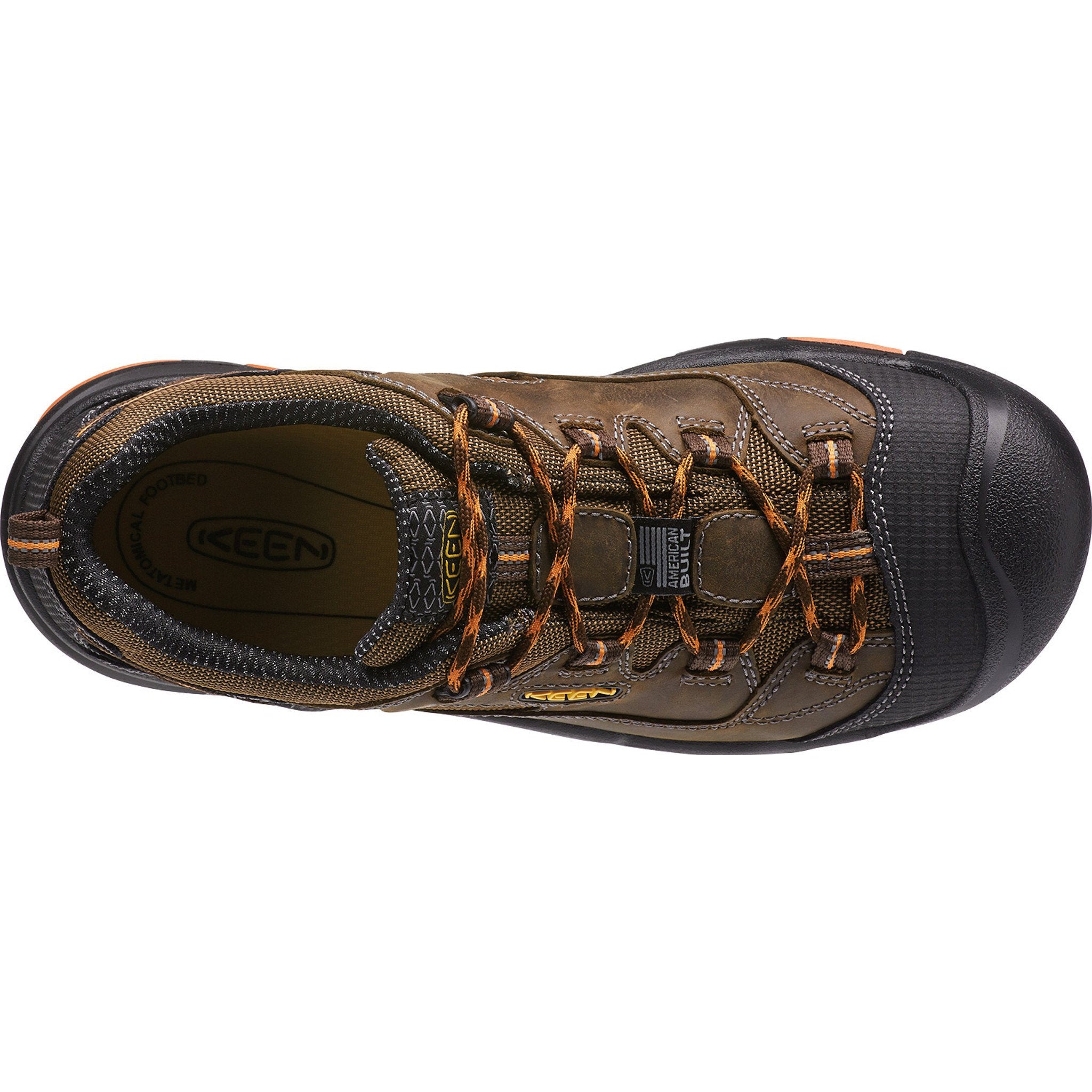 KEEN Utility Men's Braddock Low Soft Toe WP Work Shoe Cascade- 1014606  - Overlook Boots