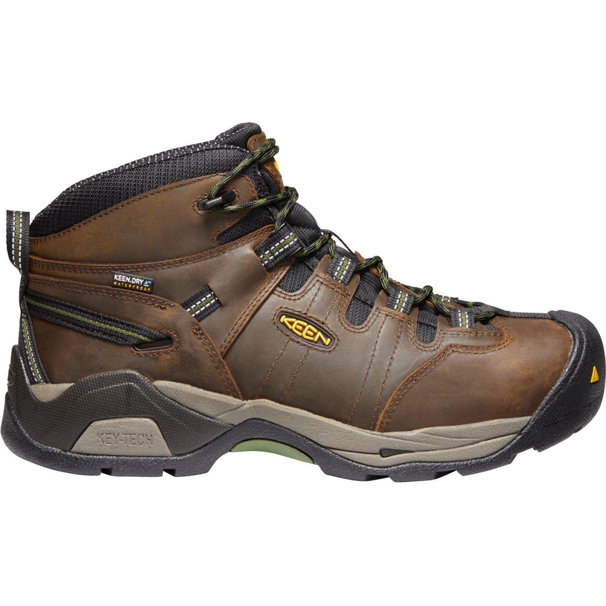 Keen Utility Men's Detroit XT Steel Toe WP Work Boot - Brown - 1020085  - Overlook Boots